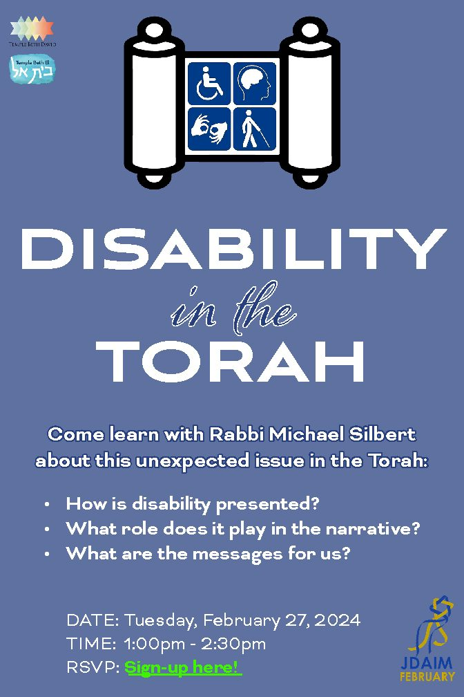 Disability in the Torah Learning Opportunity
